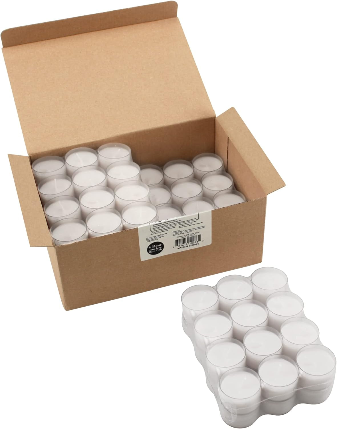 96-count-white-unscented-smokeless-long-burning-clear-cup-tea-light-candles-with-6-to-7-hour-burn-time