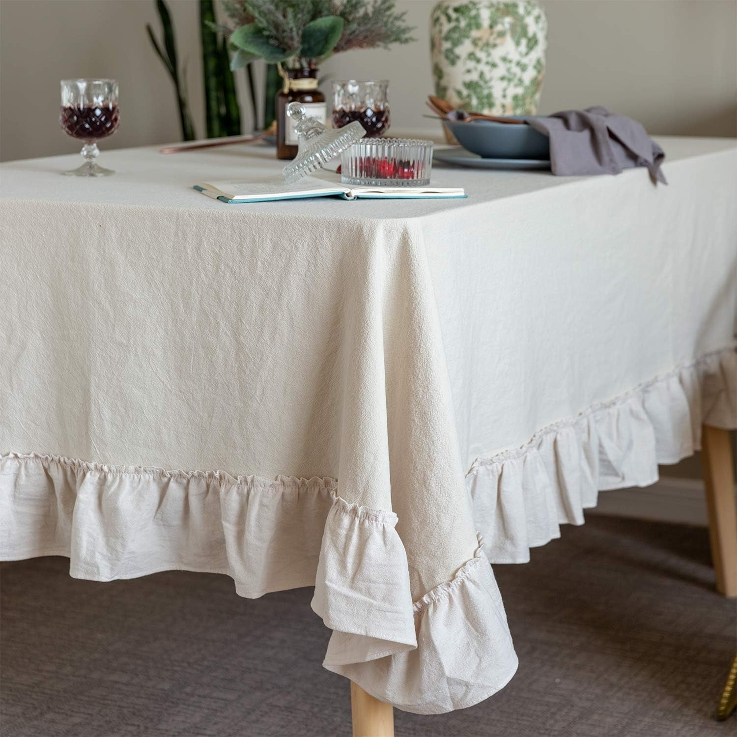 retro-farmhouse-ruffle-tablecloth-cotton-flounces-trim-washable-table-cover-tablecloths-for-rectangle-table-baby-shower-kitchen-party-wedding-decor-52x70