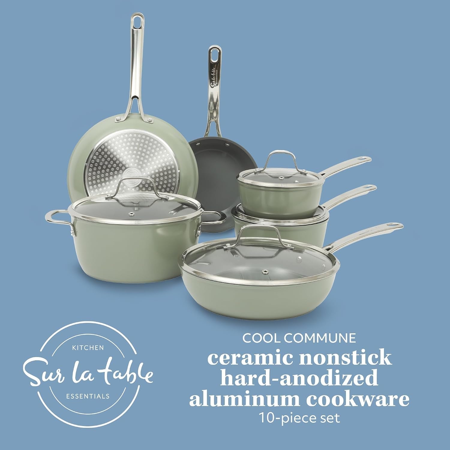 sur-la-table-kitchen-essentials-cool-commune-hard-anodized-10-piece-pfa-free-ceramic-non-stick-interior-forged-durable-aluminum-pots-and-pans-cookware-set-green-induction-compatible