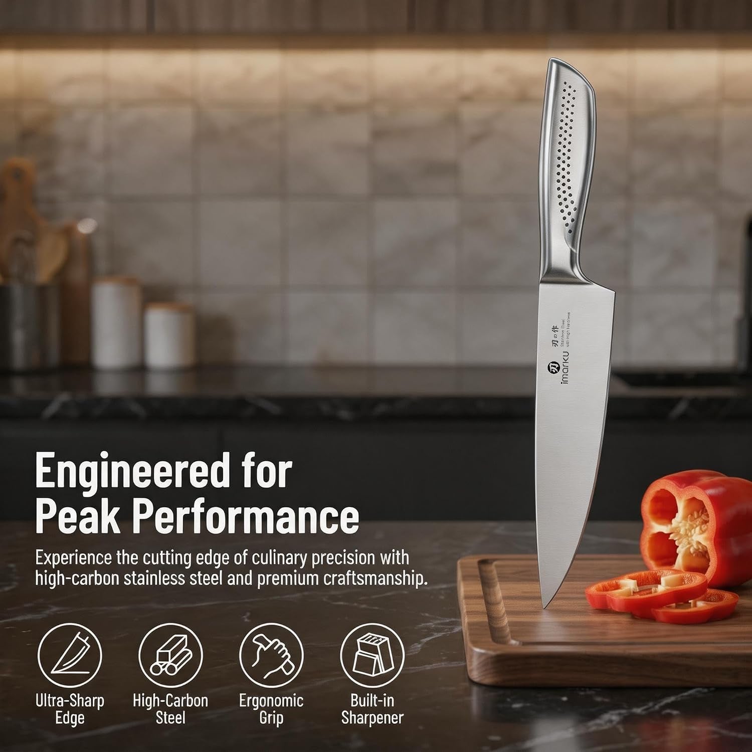 15pcs-kitchen-knife-set-with-block-high-carbon-stainless-steel-black-built-in-sharpener-dishwasher-safe-ergonomic-non-slip-handle-space-saving-knife-block-ideal-for-daily-cooking-gifts