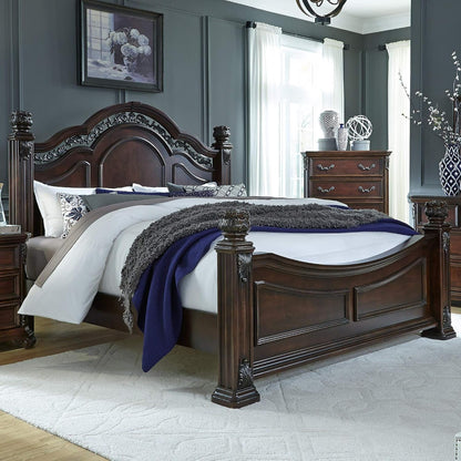 Messina Estates California King Poster Bed1