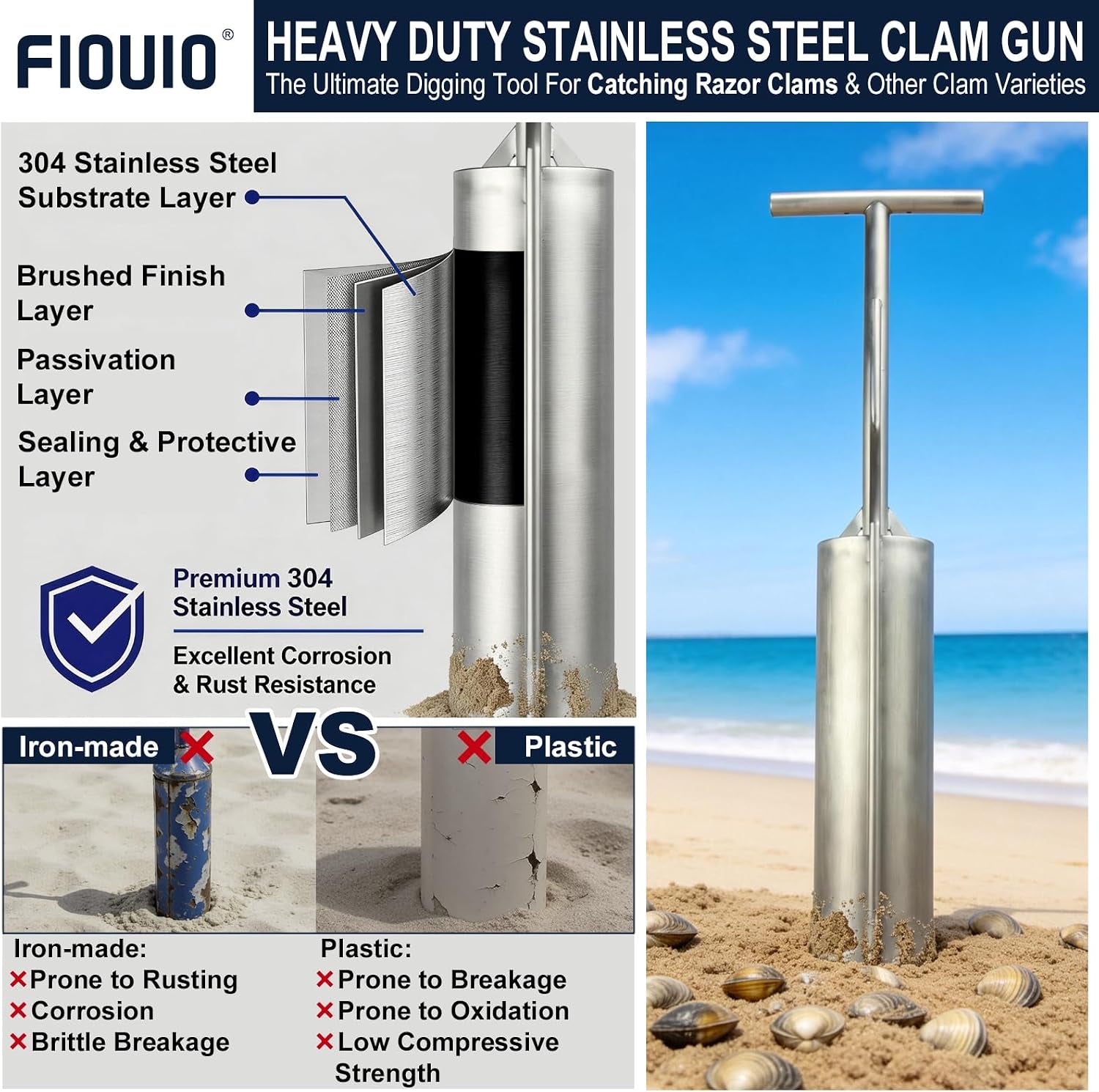 professional-clam-gun-36-stainless-steel-vacuum-clam-digger-tool-4-72-diameter-tube-for-efficient-razor-clam-cockle-shellfish-harvesting-on-beach