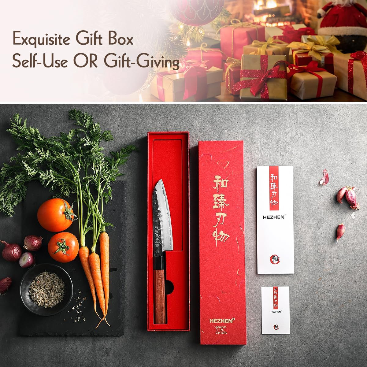 5-5-inches-santoku-knife-three-layer-clad-steel-professional-small-japanese-chef-knife-ultra-sharp-blade-red-wood-octagonal-handle
