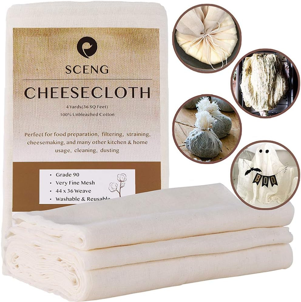 cheesecloth-grade-90-36-sq-feet-reusable-100-unbleached-cotton-fabric-ultra-fine-cheese-cloth-for-cooking-nut-milk-bag-strainer-filter-grade-90-4yards