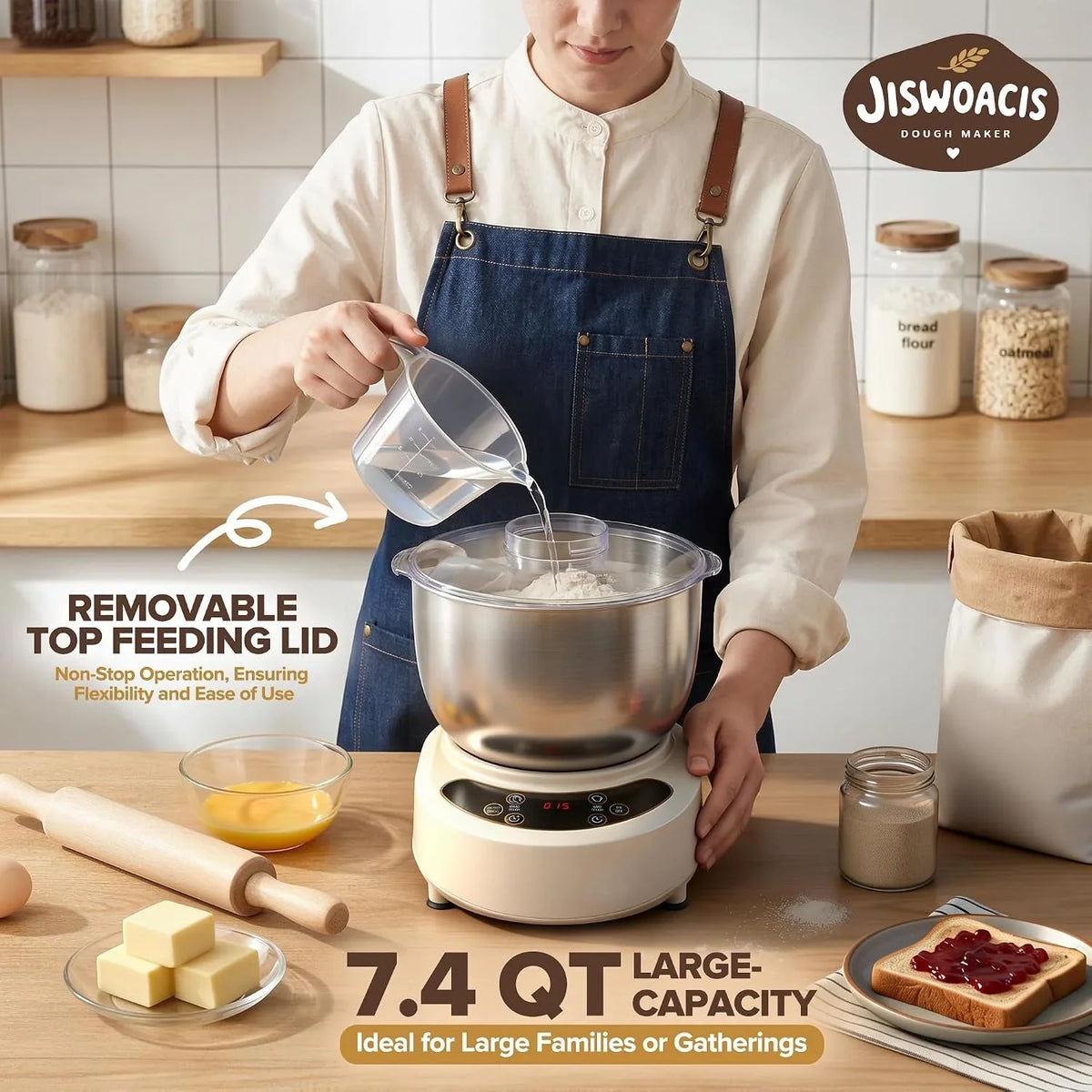 dough-mixer-7-4qt-electric-dough-maker-with-ferment-function-dough-mixer-machine-for-pizza-bread-dough-304-stainless-steel-bowl-removeable-lid-face-up-touch-panel