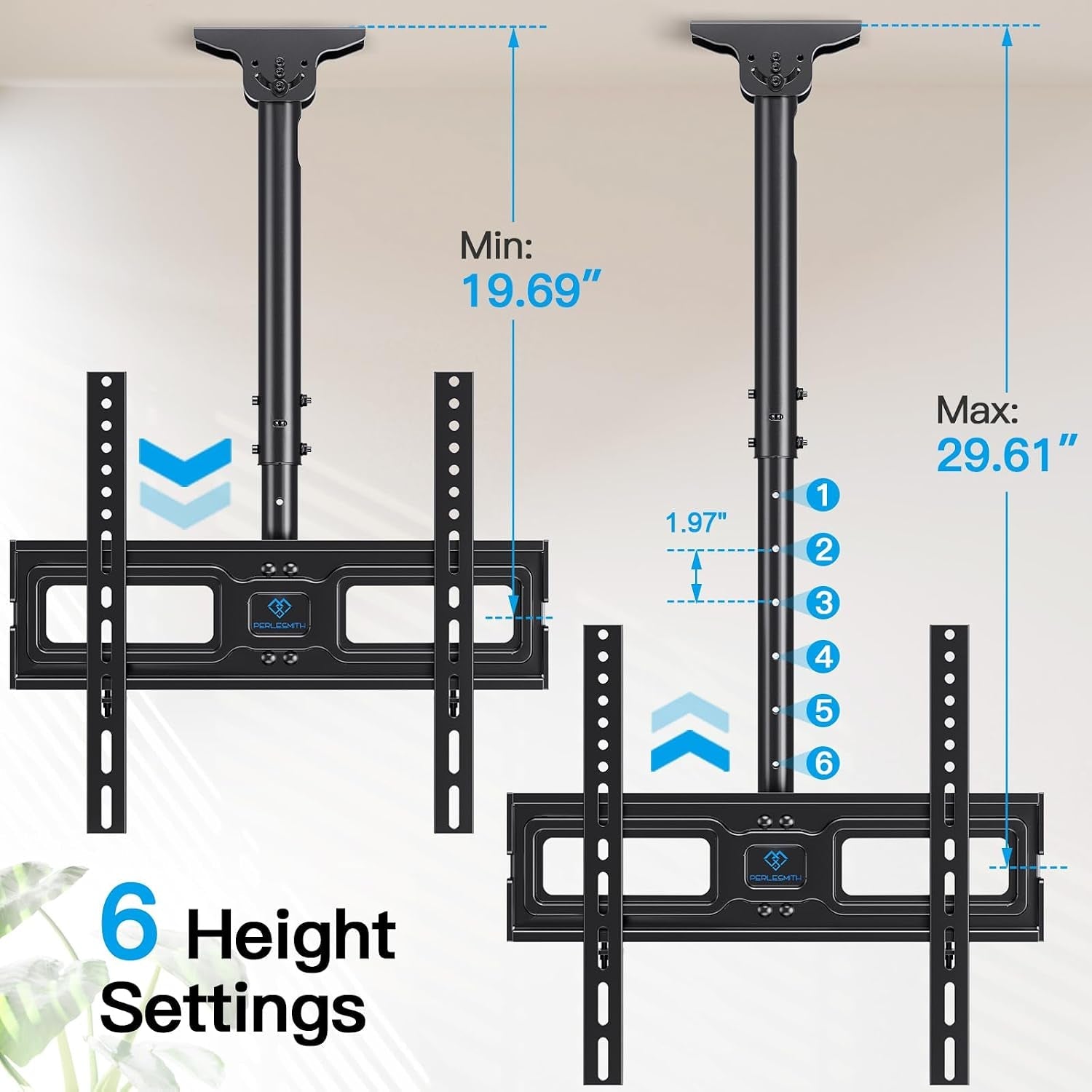 ceiling-tv-mount-for-26-65-inch-flat-screen-displays-max-vesa-400x400mm-hanging-adjustable-ceiling-tv-bracket-fits-most-lcd-led-oled-4k-tvs-pole-ceiling-mount-holds-up-to-110lbs-pscm2