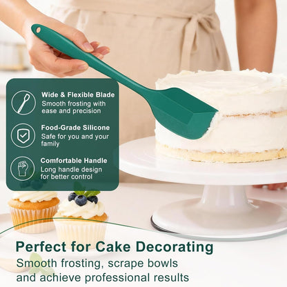 6 PCS Silicone Spurtle Spatula Set for Sourdough Starter Baking Cooking2