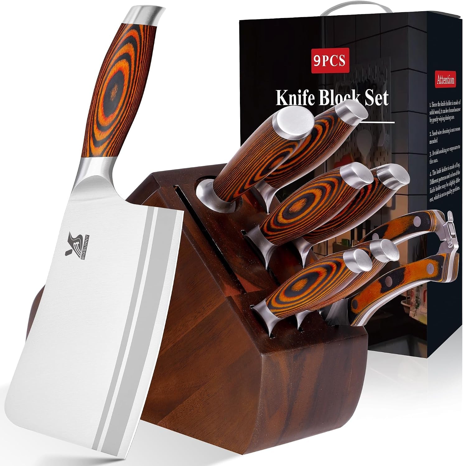 9pcs-knife-block-set-german-steel-kitchen-knife-set-with-bone-chopper-precious-pakkawood-handle-for-chef-knife-block-set