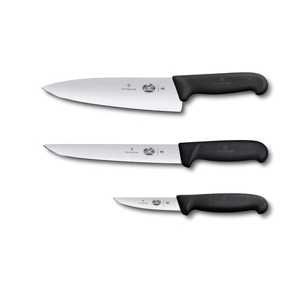 Victorinox Fibrox 3 Piece Chef'S Set - Carving and Paring Knives, Black1