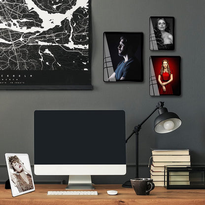 5×7 Picture Frame Black, Vertical & Horizontal Wall & Tabletop5