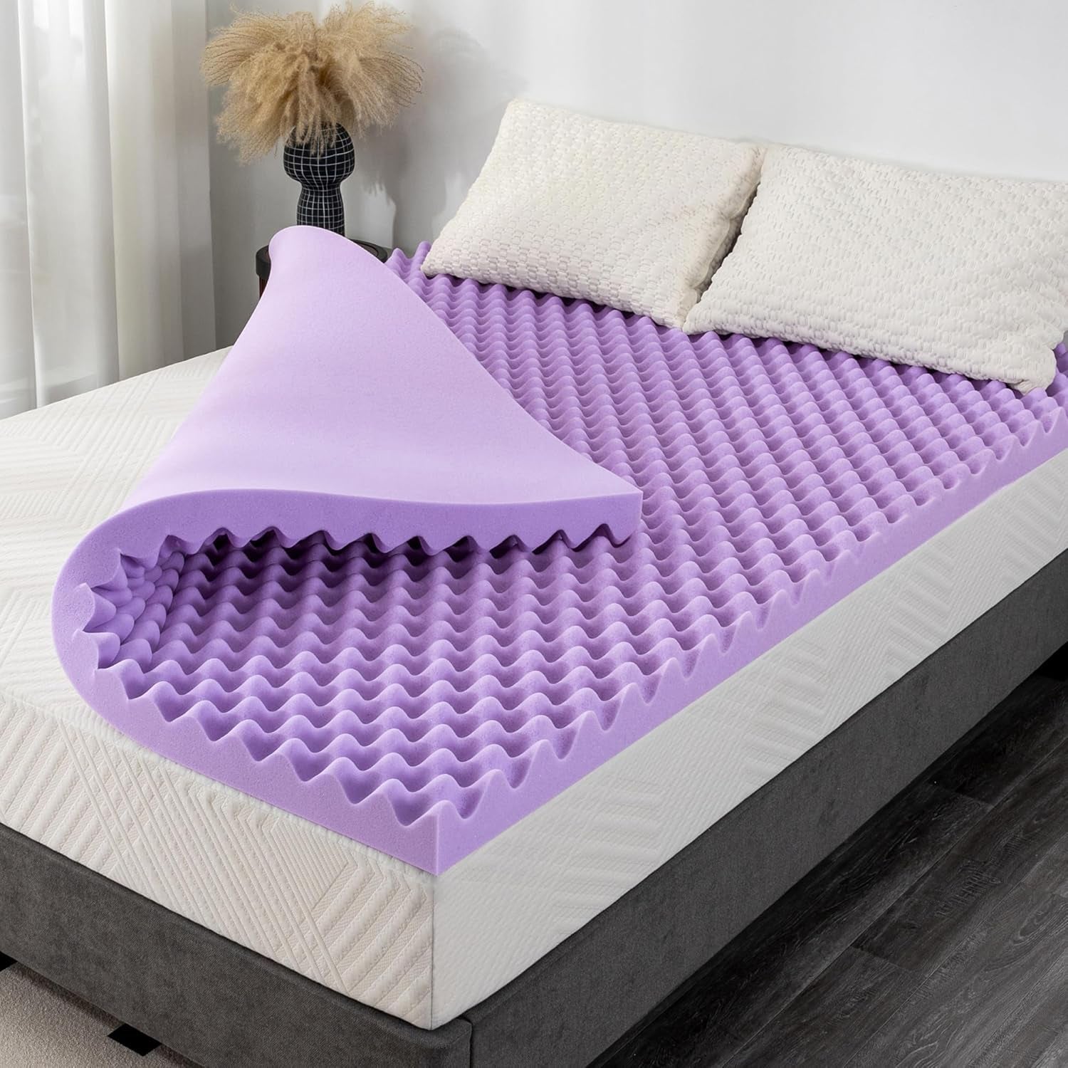 3-inch-egg-crate-twin-memory-foam-mattress-topper-cooling-gel-infused-foam-mattress-topper-for-pressure-relief-certipur-us-certified-twin-bed-topper-purple-38-75-lavender-scent-gel-infused-foam-mattress-topper-for-pressure-relief-certipur-us-certified-twin-bed-topper-purple-38-75