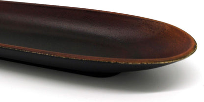Primitives Oval Decorative Plate Wooden Candle Plate Rustic Treenware Home and Office Décor Art, 16 X 4-1/2 X 1-1/2 Inch3