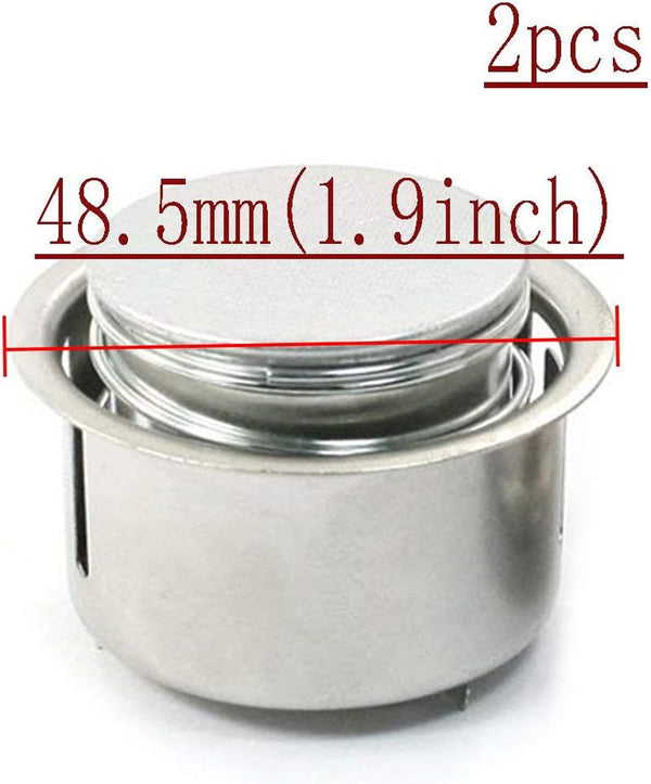 round Magnetic Center Thermostat Sensor for Electric Rice Cooker Silver Tone 2PCS2