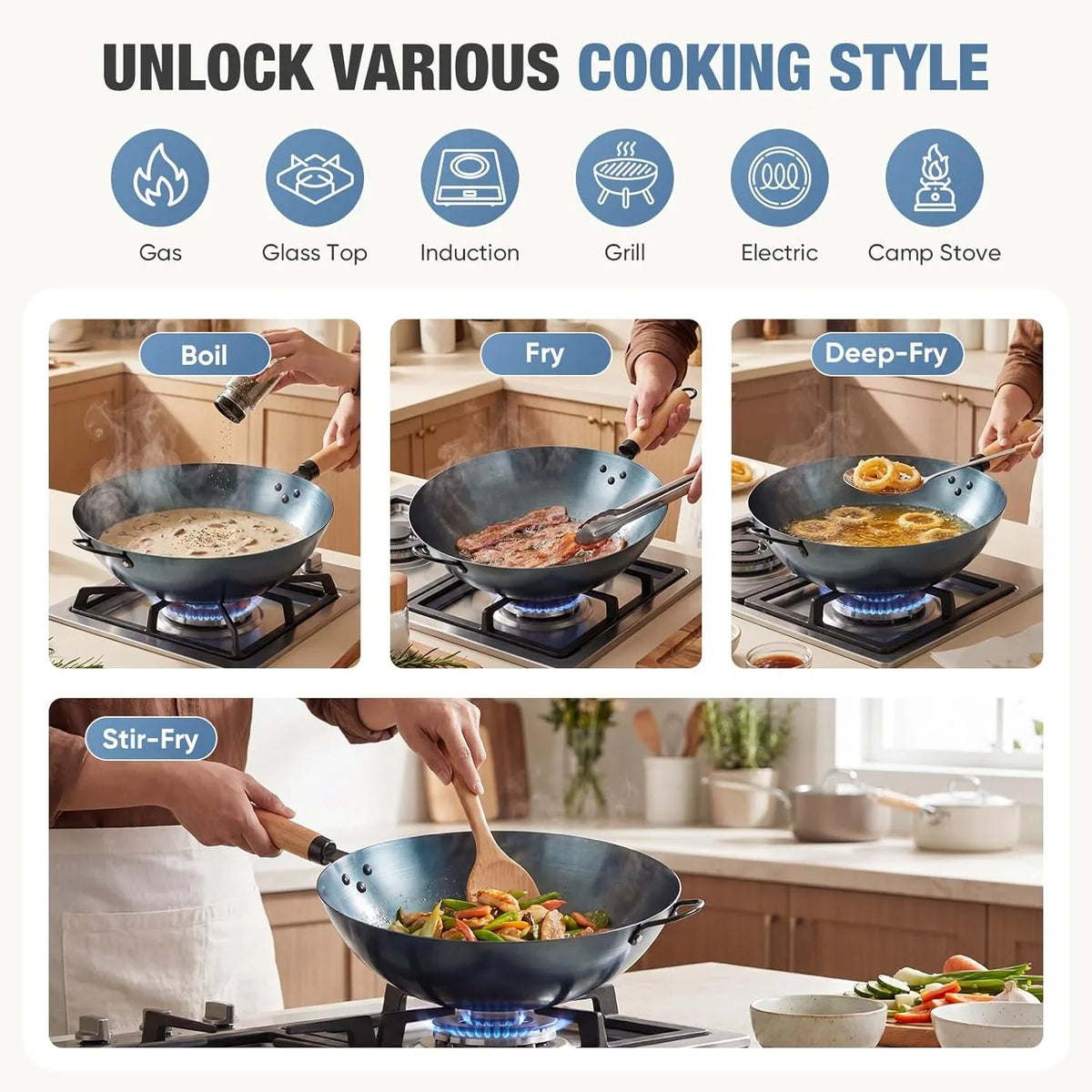 13-5-inch-carbon-steel-wok-pan-pre-seasoned-flat-bottom-no-chemical-coating-pow-wok-compatible-with-induction-electric-gas-and-open-fire-ideal-for-home-cooking-and-camping-blue