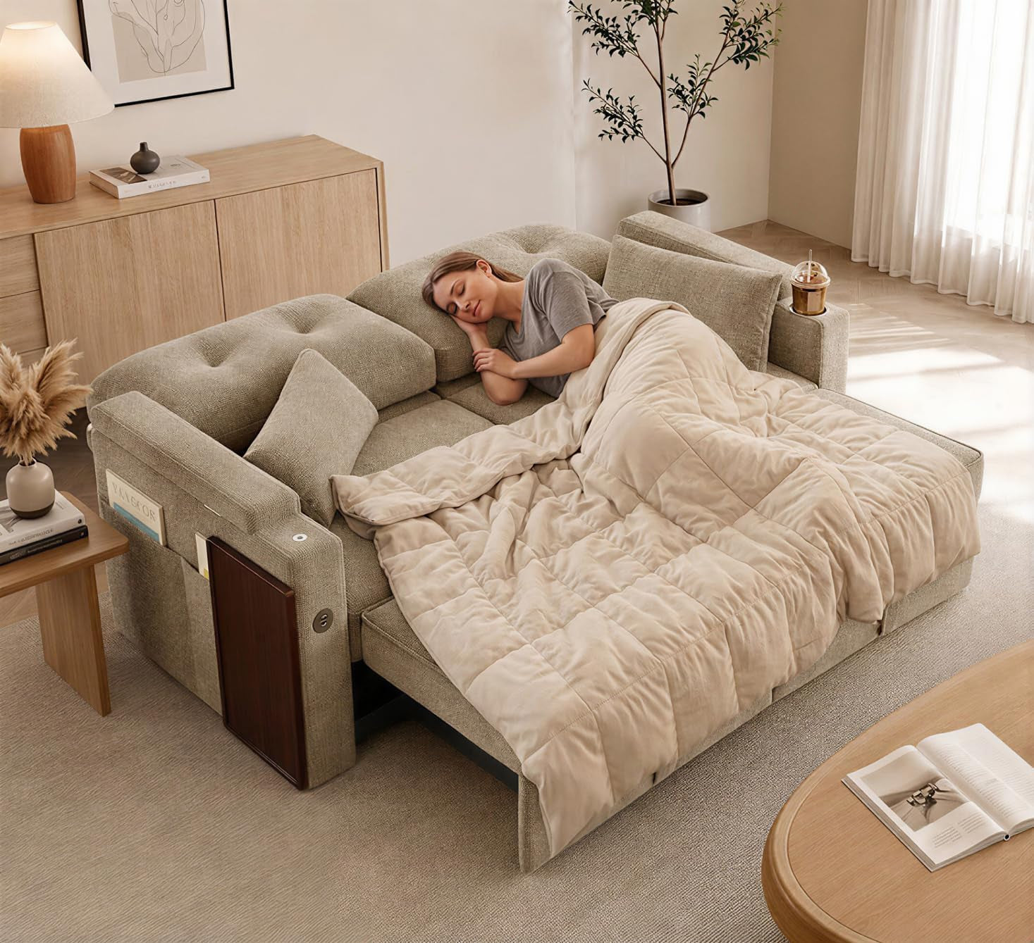 73-sleeper-sofa-convertible-sofa-bed-with-pull-out-couch-khaki