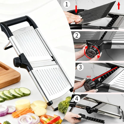 Mandoline Slicer for Kitchen, Mandolin and Julienne for Vegetables4