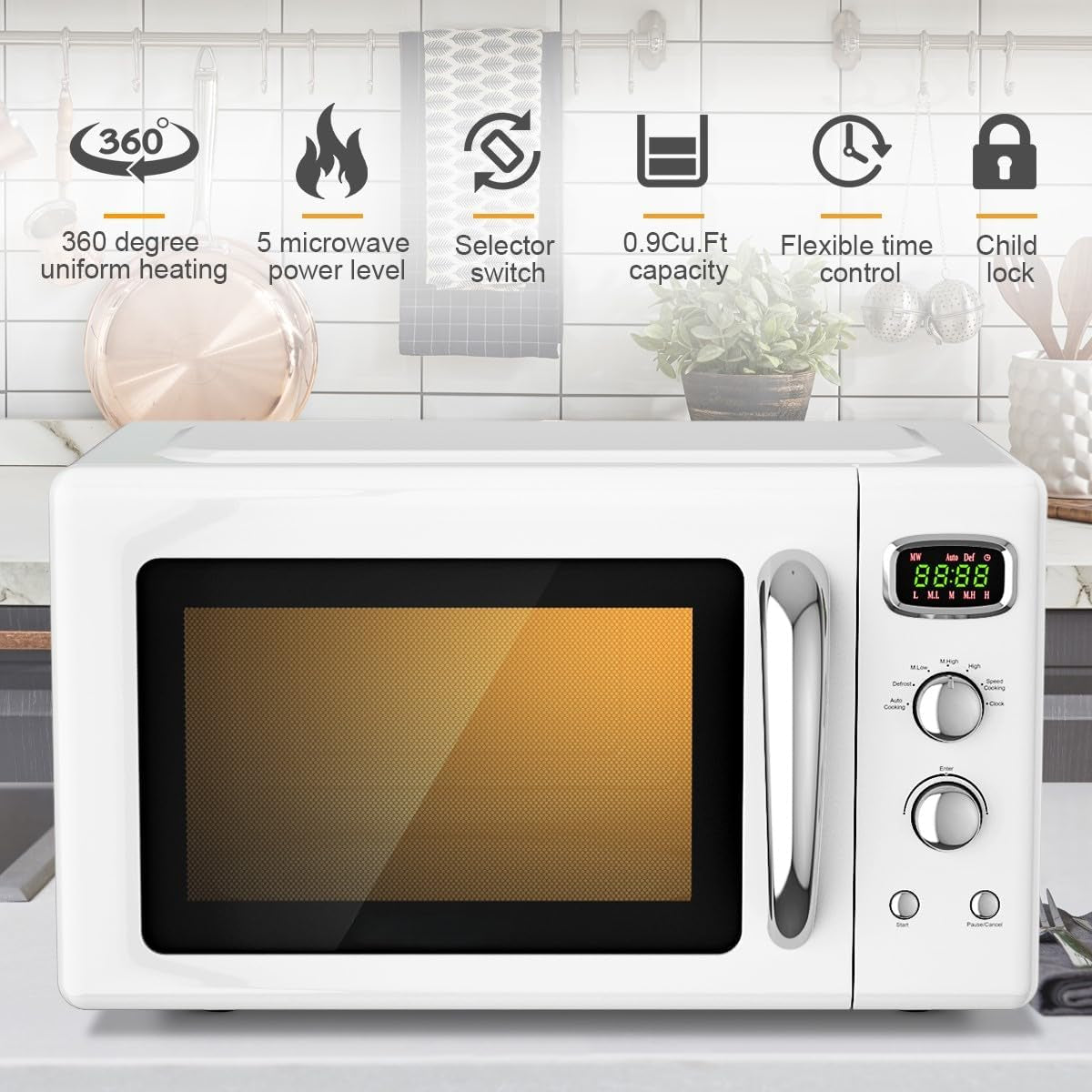 retro-countertop-microwave-oven-compact-microwave-oven-0-9-cu-ft-w-child-lock-5-micro-power-defrost-8-auto-cooking-led-display-easy-clean-interior-white-900-w