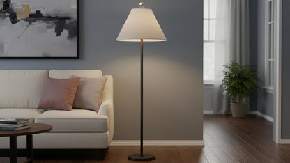 Transitional Hardback Empire Shaped Spider Construction Lamp Shade, 18" Wide (7" X 18" X 12 1/2"), off White9