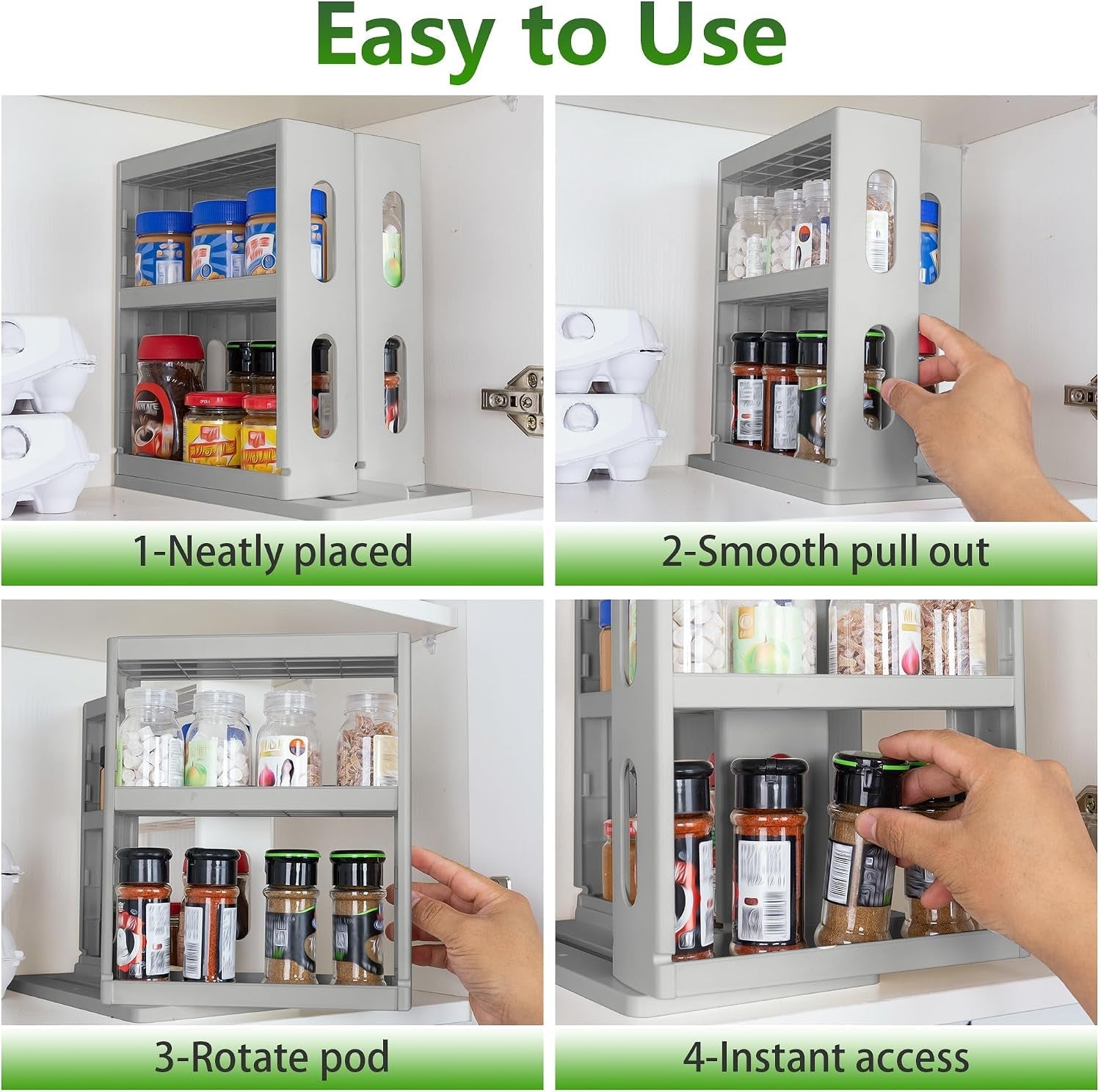 3-tier-pull-out-spice-rack-organizer-for-cabinet-height-adjustable-rotating-seasoning-holder-tool-free-snap-in-sliding-spice-shelf-for-kitchen-pantry-cupboard-countertop-10-4-d-x-5-8-w-x-10-8-h