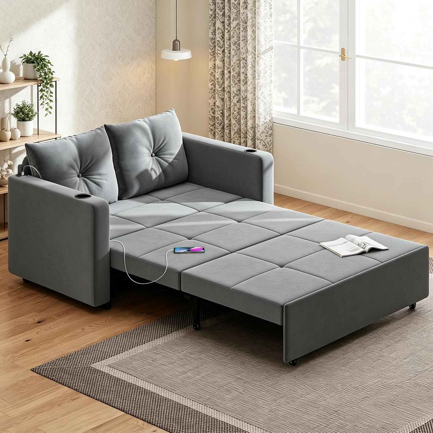 3-in-1-pull-out-couch-56-velvet-sofa-bed-convertible-sleeper-sofa