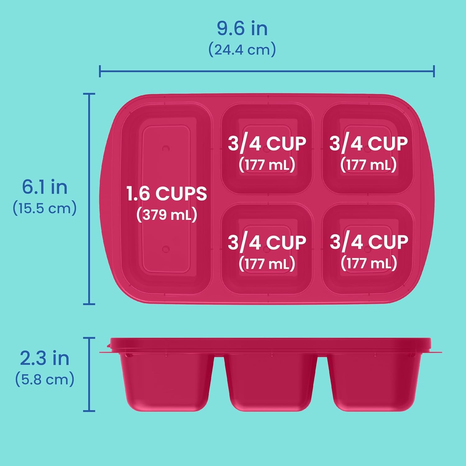 bentgo-easyboxes-stackable-5-compartment-lunch-boxes-8-piece-set