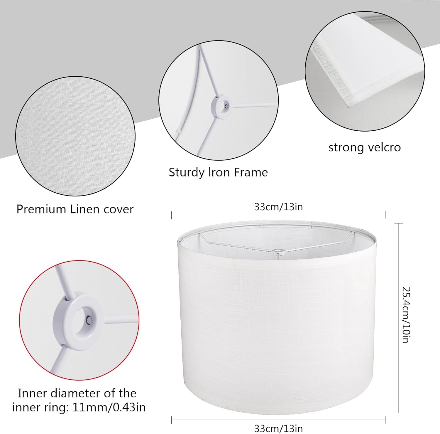 drum-lamp-shades-set-of-2-white-line-lamp-shades-for-table-lamps-floor-lamp-13-top-x-13-bottom-x-10-high-large-fabric-lamp-shades-easy-assembly-replacement-lampshades