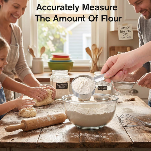1/4 Cup Measuring Scoop, 60 Ml Stainless Steel Cups7