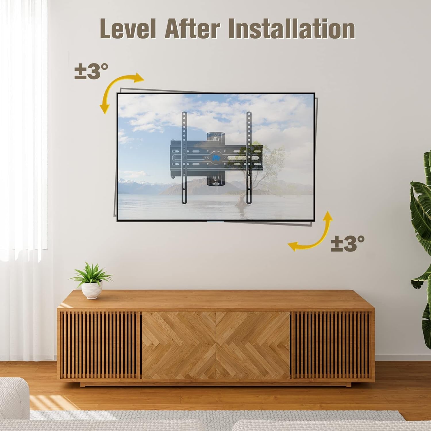 tv-wall-mount-swivel-and-tilt-for-26-55-inch-tv-up-to-60-lbs-tv-mount-perfect-center-design-full-motion-tv-mount-bracket-with-articulation-max-vesa-400x400mm-md2377