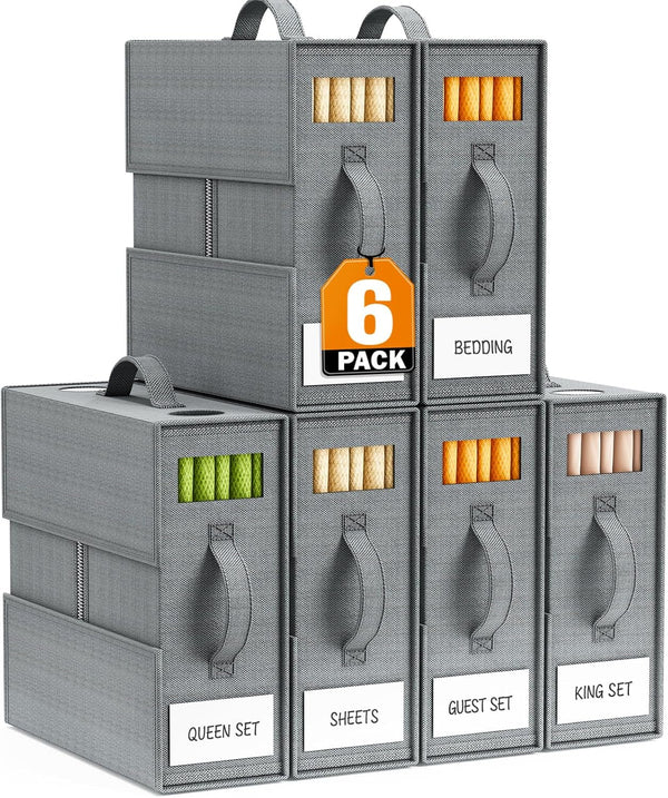 6 Pack Sheet Organizers and Storage, Thickened & Durable Sheet Organizer1