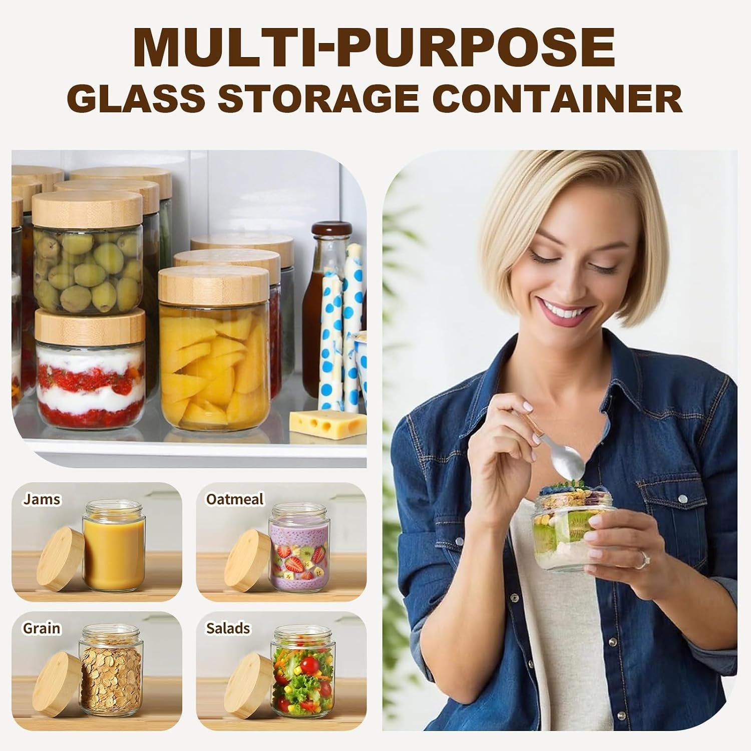 2-pack-16oz-glass-jars-with-bamboo-lids-overnight-oats-containers-with-airtight-lids-storage-containers-wide-mouth-mason-jars-for-salad-yogurt-sugar-snacks-spices