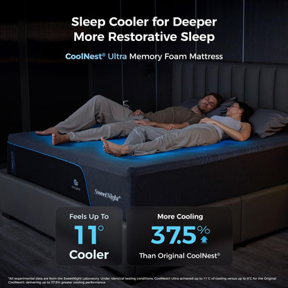 Coolnest Ultra 16 Inch King Size Memory Foam Mattress,Fresh Wake3