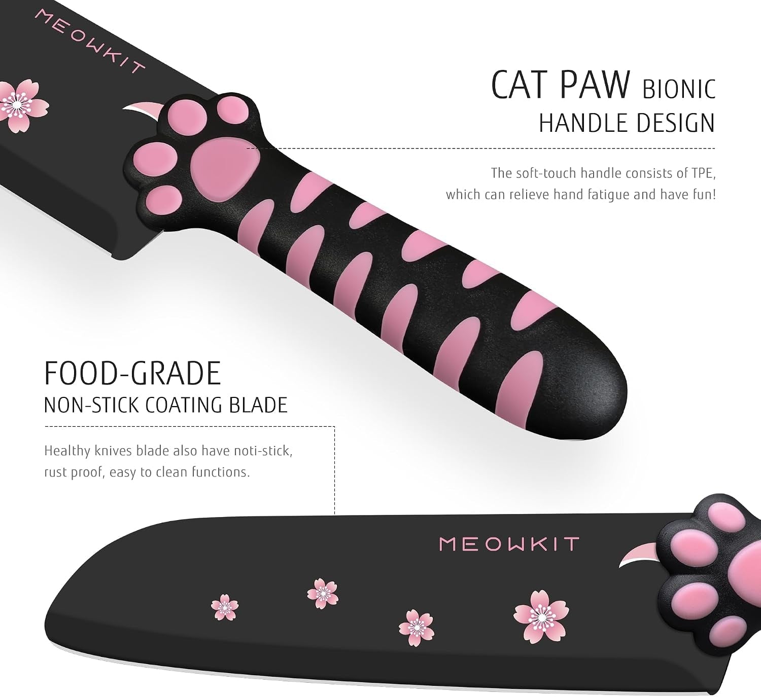 cute-kitchen-knife-set-dishwasher-safe-5-pieces-non-stick-knives-sharp-for-chopping-slicing-dicing-and-cutting-cat-paw-handle