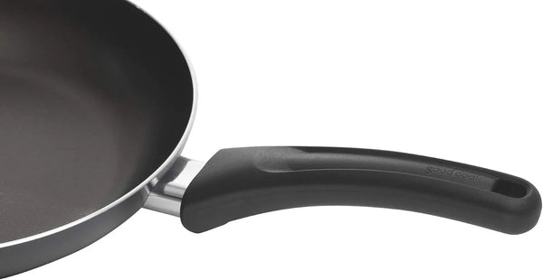 Everyday Nonstick 11-Inch Stir Fry Pan, Deep Walled Skillet for Easy Mixing, Even-Heating Aluminum Wok, Ergonomic Handle, Charcoal Silicone Lacquer, Black Frying Pan3
