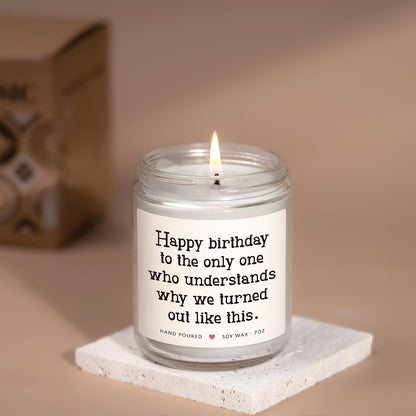 Sister Birthday Gifts from Sisters, Sisters Gift from Sister Brother, Birthday Gifts for Sister Adult, Big Sister Gift, Best Friend Bday Presents for Women, Sister Bday Candle 7Oz3