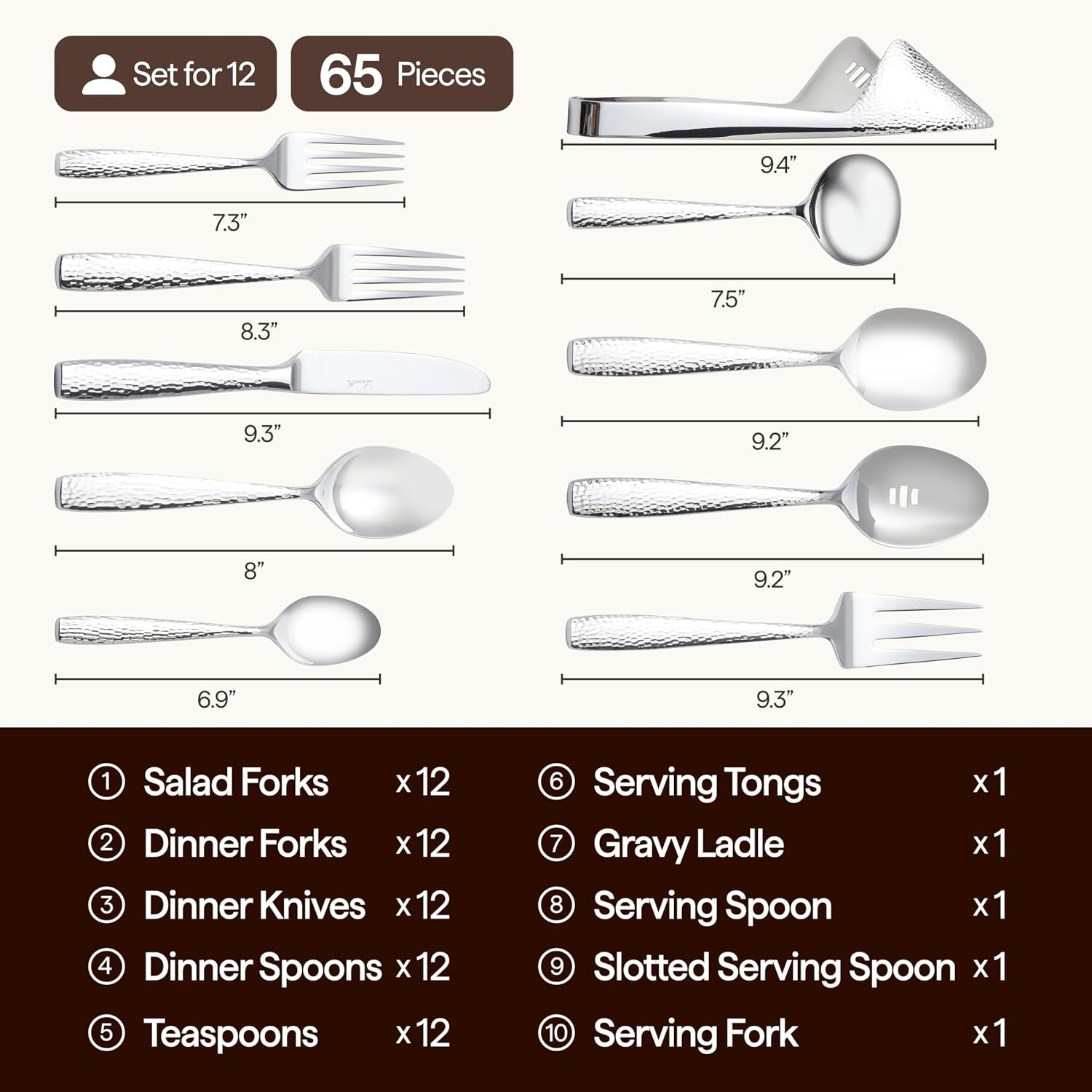 65-piece-hammered-18-10-forged-silverware-set-and-serving-utensils
