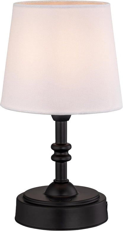 O’Bright Seraph Mini – Cordless LED Table Lamp with Dimmer, Built-In Rechargeable Battery, 3-Level Brightness, Patio Table Lamp, Bedside Night Lamp, Ambient Light for Restaurant, Black1