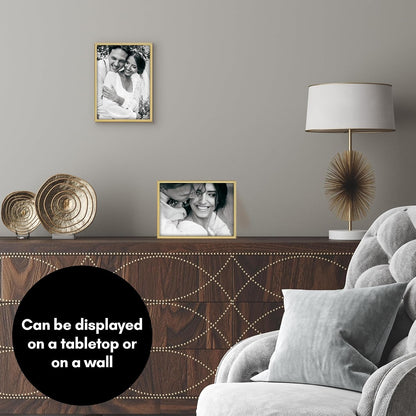 5X7 Rope Picture Frame - Metal - Gold4