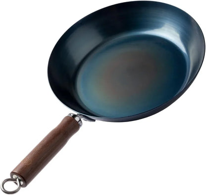 Crafted in Japan. Trusted by Chefs. Japanese Carbon Steel Frying Pan, 9.4 Inch – Precision-Formed, Pre-Seasoned & Lightweight, Chef-Designed for High-Heat Control (9.4 Inches)1