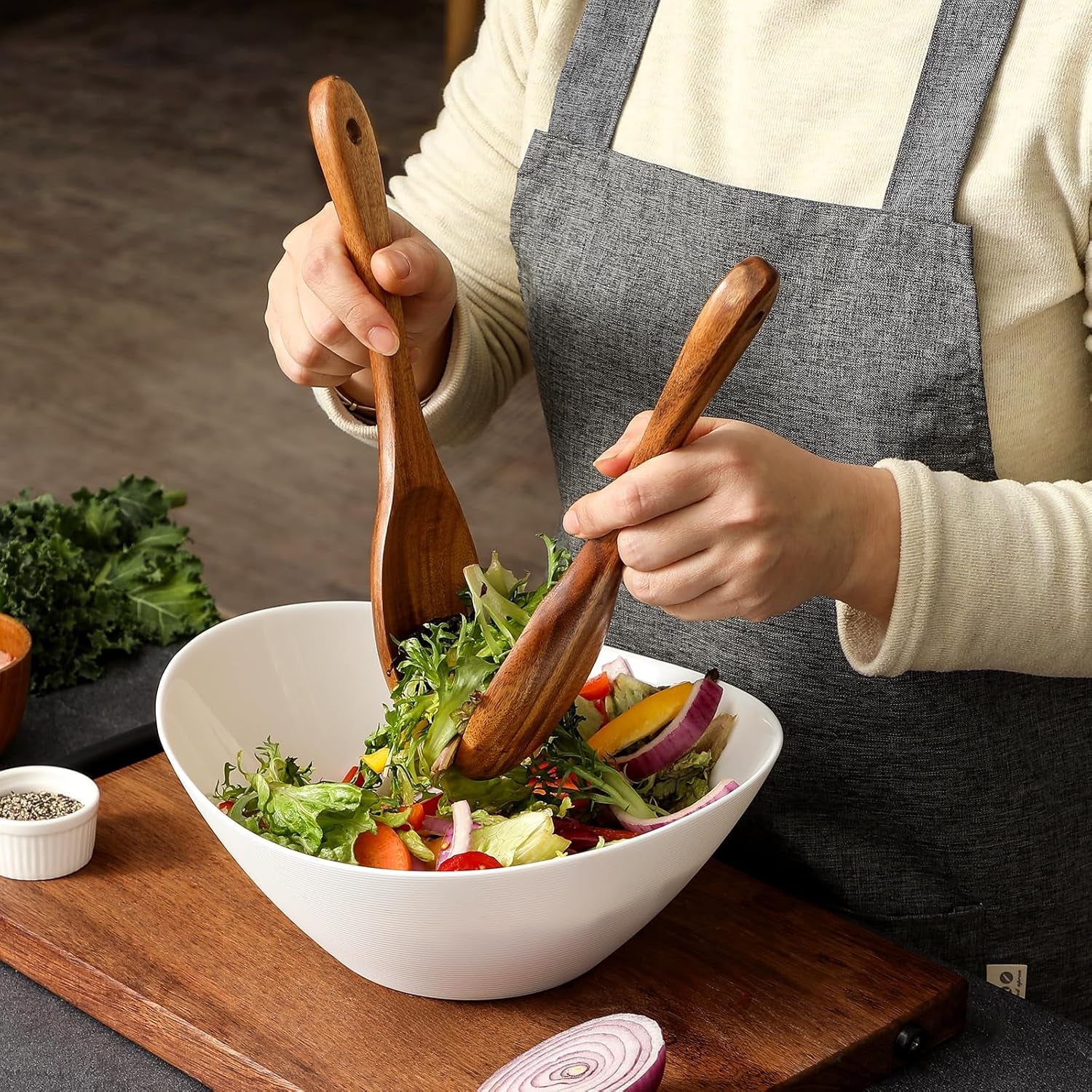 6-piece-natural-teak-wooden-utensils-set-wooden-spoons-set-for-cooking-heat-resistant-natural-healthy-spatula-set-with-hanging-holes-durable-scratch-free-handcrafted
