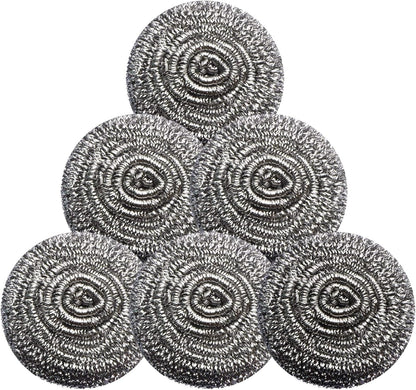 Stainless Steel Scrubber Scrubbing Scouring Pad Sponges Clean Pot Pan and Steel Wool for Kitchen Bathroom1