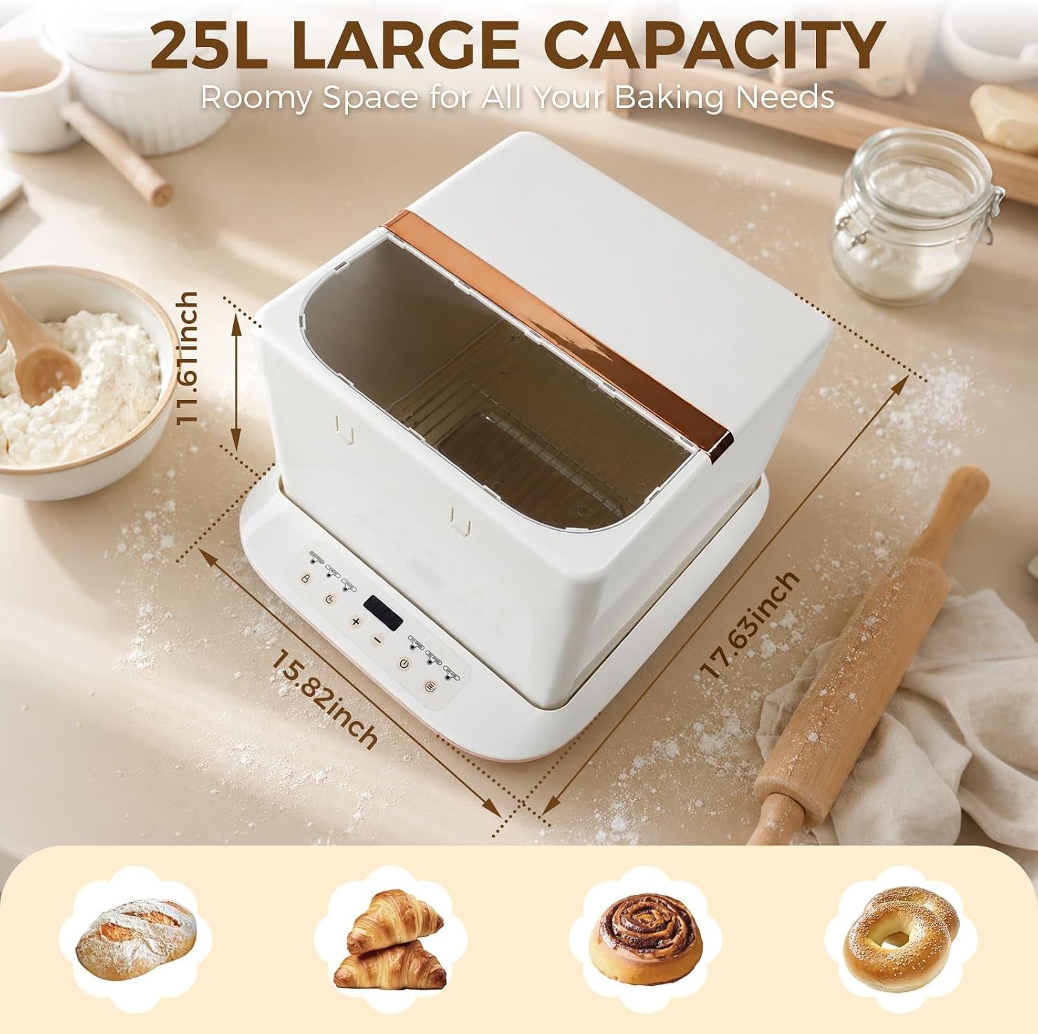 foldable-bread-proofing-box-25l-sourdough-proofer-slow-cooker-32-248-f-digital-temperature-control-24h-timer-large-capacity-for-bread-sourdough-pizza-dough-yogurt-fermentation