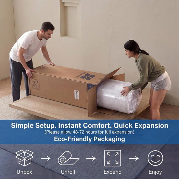 Queen Mattress, 12 Inch Queen Size Mattresses, Memory Foam Mattress in a Box with Pocket Coils, Relieve Pressure with Medium Support, Certipur-Us Certified, Hybrid Mattress Queen8