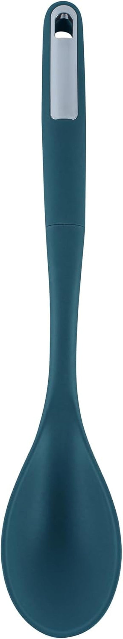 Silicone Utensil Set Pack of 1 Non-Slip Handle 6-Piece Kitchen Tool Set, Heat-Resistant Dishwasher-Friendly Cooking Accessories, Durable Teal Cooking Utensils23