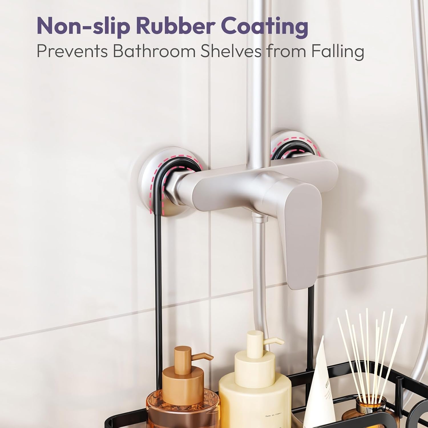 shower-caddy-hanging-organizer-over-the-door-shower-caddy-with-soap-holder-11-hooks-2-installation-ways-stainless-steel-rustproof-bathroom-organizer-black