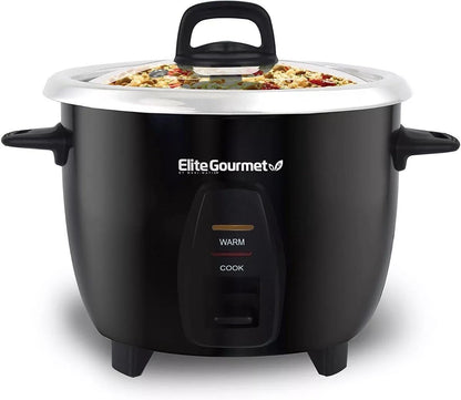 ERC2010B Rice Cooker, Stainless Steel, Black, 10 Cups Cooked | 5 Cups Uncooked - Also Makes Soups, Stews, Porridges, Grains and Cereals for Versatile Cooking2