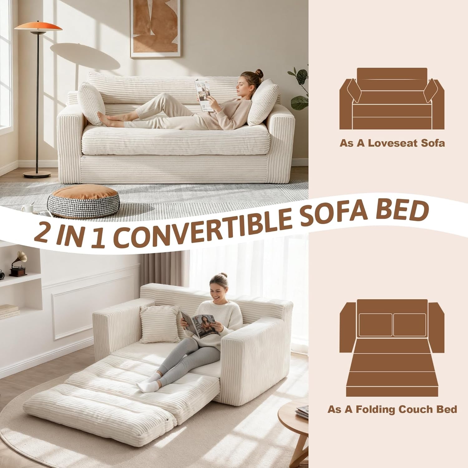 convertible-sofa-bed-pull-out-boneless-couch-loveseat-floor-sofa-bed-with-pillows-2-seater-folding-sofa-loveseat-boneless-couch-for-living-room-bedroom-apartment-office-beige