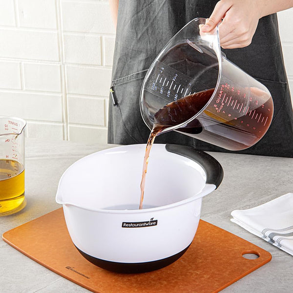 Plastic Measuring Cup - Chef 101 Measuring Jug with Dual Unit Markings, Dishwasher Safe - Clear Measuring Cup for Kitchen, Restaurants5