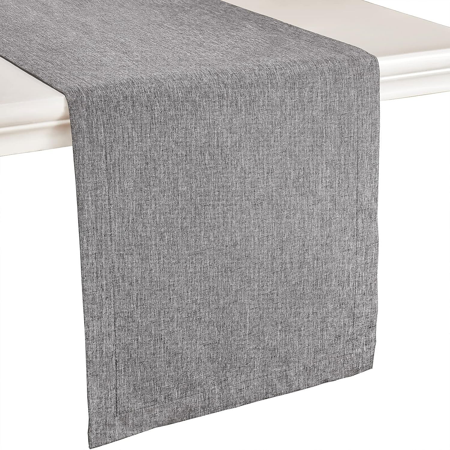 linen-farmhouse-table-runner-large-burlap-style-soft-and-waterproof-decorative-fabric-runner-for-outdoor-wedding-and-dinner-14-x-48-inch-dark-grey