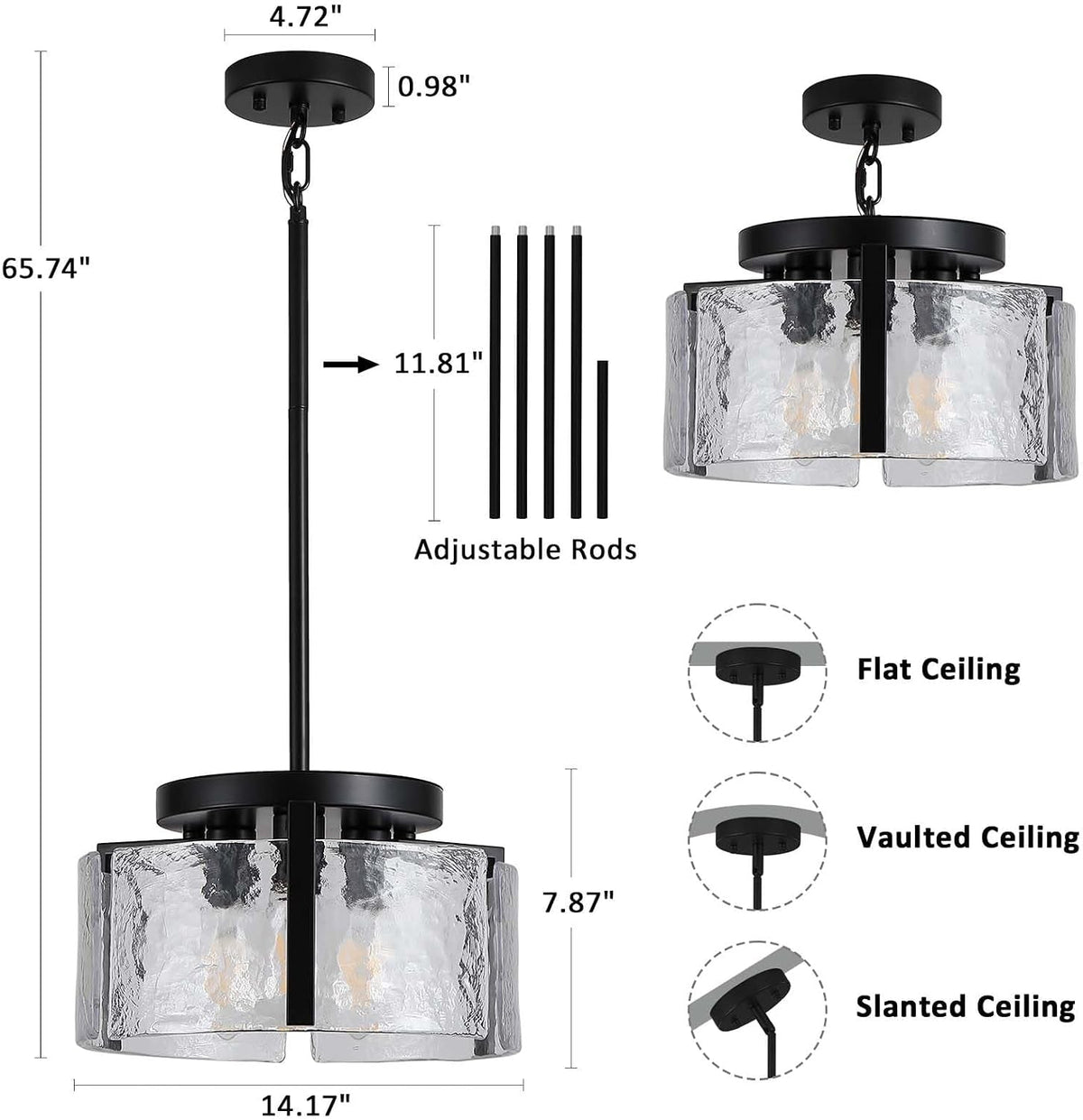 black-chandeliers-for-dining-room-light-fixture-foyer-lighting-fixtures-pendant-lights-kitchen-island-adjustable-glass-modern-farmhouse-chandelier-for-entryway-bedroom-bathroom-foyer-living-room