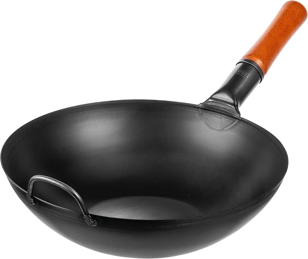 carbon-steel-wok-pan-13-5-blue-carbon-steel-17-inch-wok-spatula-ladle-3-pairs-of-chopsticks-set-of-2-heat-resistant-wok-tools-premium-wok-cover-13-5-inch-pan-lid
